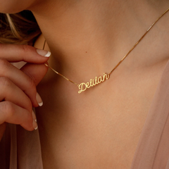 Custom Name Necklace For Women with Box