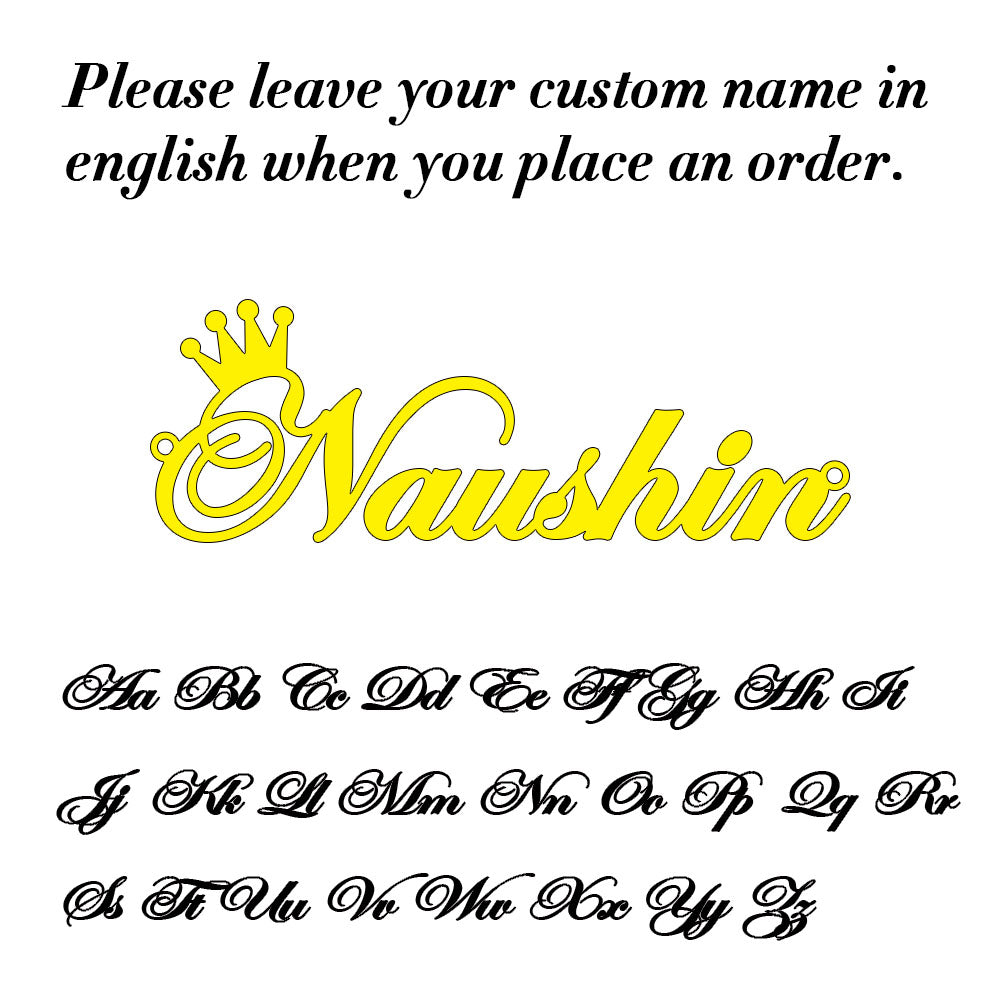 Custom Name Necklace For Women with Box